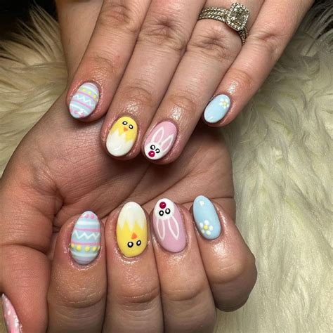 pastel easter nail ideas|More.